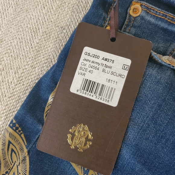 Brand new Roberto Cavalli skinny denim size 40 2 4 - Picture 7 of 15